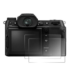 2���Z�b�g �X�N���[���v���e�N�^�[ �݊� Fuji GFX 100S II GFX 100S GFX 50S II �Ή� 9H�d�x �����K���X �t���ی�t�B���� �f�W�^���J���� �A�N�Z�T���[ ���h�~ �w��h�~