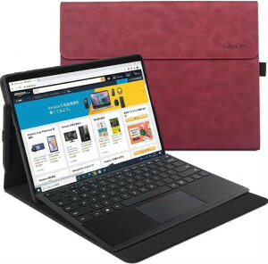 Surface Pro 12 �P�[�X �T�[�t�F�X ������� ���킢�� �ϏՌ� �A�N�Z�T���[ �^�b�`�y���z���_�[ �T�[�t�F�X�v��12 �J�o�[ �蒠�^���U�[�P�[�X/�|�[�`�o�b�O/�L�[�{�[�h���[ �X�^���h�ی�J�o�c