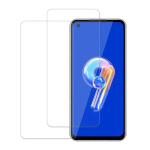 Zenfone 9 �K���X�t�B�����A�������ߗ��A3D Touch�A�w��h�~�A �d�x9H�����K���X�A�X�N���[�����j������̂�ی�ł��܂��B�y2���Z�b�g Zenfone 9�t���ی�t�B�����z (Transparent)