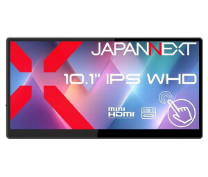 JAPANNEXT 10.1�C���` IPS�p�l������ 10�_�}���`�^�b�`�Ή� ���C�hHD(1540x720)�𑜓x ���o�C�����j�^�[ JN-MD-IPST101WHD miniHDMI USB-C �������L�b�N�X�^���h���� �t�F���g�P�[�X���� �y2�N�ۏ؁z
