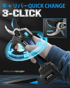 �y3-�N���b�N ���������A���z2025 �V�@�\SWANSOFT PRU30 �d�������� �v���p 30mm 16.8V 850W 4+2Ah �o�b�e���y�� �g���K�[�����N�@�\ ���i�K�J���a���� ��؂�h�~�@�\
