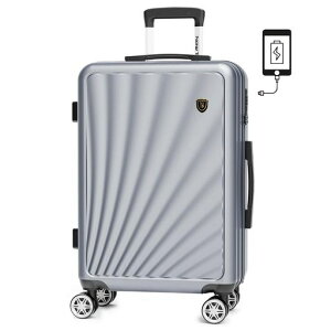 [New Trip] �X�[�c�P�[�X �L�����[�P�[�X �X�g�b�p�[�t�� USB�|�[�g�t�� �@���������� �y�� ��^ S/M/L�T�C�Y �L�����[�o�b�O �ϏՌ� ��e�� �t�@�X�i�[�^�C�v �É� �_�u���L���X�^�[ TSA���b�N�c