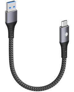 �y50CM 1�{�zUSB Type C �P�[�u�� CONMDEX �y10Gbps �f�[�^�]�� Android Auto/CarPlay�Ή��zUSB3.1 Gen2 �^�C�v c �����[�dQC/PD3.0�Ή� USB-A to USB-C