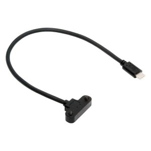 NFHK USB-C 480Mbps Type-C �I�X����A�b�v�A���O�����X�����f�[�^�X�N�����[���b�N�P�[�u�� �J����VR�p