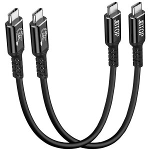 JBTOP USB C��(30cm�A2�{)USB 4�f�[�^���A40 Gbps�A8 K�n�C�r�W�����f�B�X�v���C�݊�Thunderbolt 4/3���݊�iPhone 16/15 Pro Max�AMacBook�AXPS�ASurface