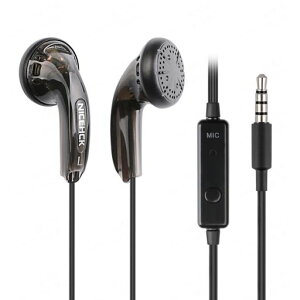 NICEHCK Traceless(����) �C���i�[�C���[�^�C���z�� 15.4mm�_�C�i�~�b�N�h���C�o �L�� PET�U���� 1DD �����x�����P�[�u���t�� �}�C�N�t���n���Y�t���[ �ʘb�\ �N���V�b�N�J�i���^ �V���v���ŃN�c