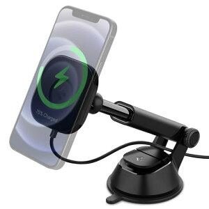 Spigen �ԍڃz���_�[ ���C�����X�[�d �}�O�l�b�g MagSafe�p �z�� �X�}�z�z���_�[ �� �_�b�V���{�[�h �S���Q���z�� �X�}�z�X�^���h iPhone 14 13 12 Pro Max Plus Mini �������� 360�x��] �Ў�E��
