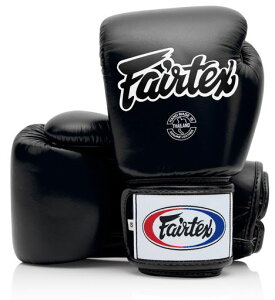 Fairtex �{�N�V���O �L�b�N�{�N�V���O ���G�^�C�X�^�C�� �X�p�[�����O�O���[�u �g���[�j���O�p���`�o�b�O�~�b�g 10 oz �u���b�N