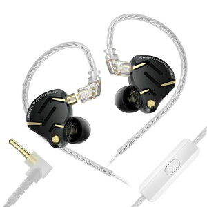 KZ zs12pro2�L���C���z��1DD+5BA kz �Q�[�~���O�C���z�� �C�����j �����d�q�N���X�I�[�o�[ �����x�⃁�b�L�P�[�u���t�� �Q�[��/FPS�Ή� ���Չ��� 10mm������g�_�C�i�~�b�N�h���C�o�[ ���P�[�u�c