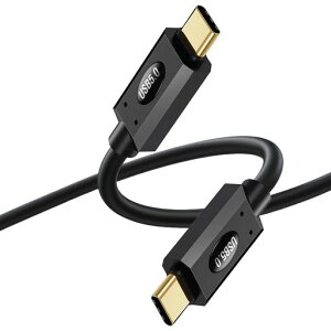 Poyiccot Thunderbolt 5 USB-C to USB-C�P�[�u�� 0.6m�A80Gbps�f�[�^�]���A120Gbps�ш敝�A16K/�f���A��8K�f���o�́APD3.1 240W�[�d�Athunderbolt 5/4�Ausb