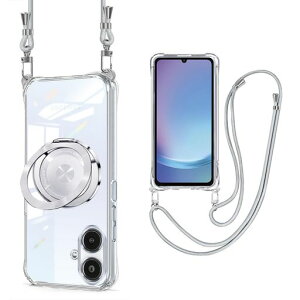 Galaxy A25 5G �P�[�X �N���A �����O�t�� �V�����_�[ SC-53F SCG33 �c�����Ή� TPU ���� galaxy a25 �J�o�[ �ϏՌ� galaxy a25 �J�o�[ ���|�� �΂߂��� ��|�� �X�^���h�@�\ 360°��] �c�����Ή�