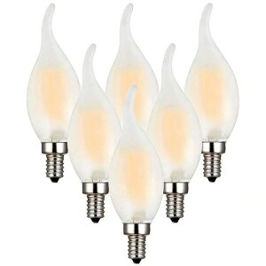 ZYYRSS �V�����f���A�d�� LED 6W E12 ���[�\�N�^ 60W�`���� 720lm ���Ód�� 2700K �d���F ����K���X�̍ގ� �������Ή� �V�����f���A �X�C�^ �ȃG�l PSE�F�؍ς� 6���� (E12����, �d���F)