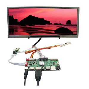 VSDISPLAY 12.3�C���`�t���p�l�� ���P�x �𑜓x1920x720 LCD�R���g���[����L�b�g (HD USB SD AV ���+12.3�h1920x720�t��)