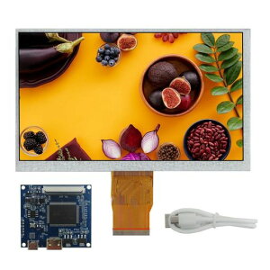 7�C���`IPS �ėp1024x600�t���f�B�X�v���C��� �쓮�_�b�V���{�[�h�L�b�gFor Lattepanda,Banana Pi,Orange Pi,Windows�R���s���[�^�⏕�T�u��ʂȂǂ�DIY�|�[�^�u�����ړI���j�^