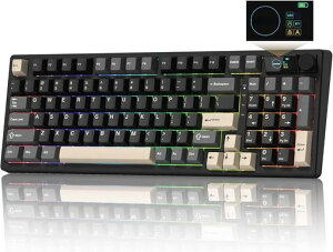 Womier M98 ���C�����X���J�j�J���L�[�{�[�h ���� 96%���C�A�E�g �Q�[�~���O�L�[�{�[�h �e���L�[�t�� �K�X�P�b�g ��ʂƃm�u�t��