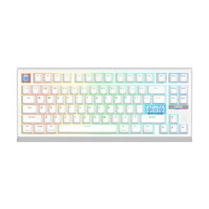 EPOMAKER G84 HE ���C�����X�Q�[�~���O�L�[�{�[�h 8K�|�[�����O���[�g ���C�X�C�b�` �z�[�����ʃZ���T�[���� DKS & SnapKeys (SOCD)�Ή� �e���L�[���X ���� 8000mAh BT USB A-C�L��