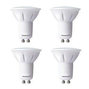 Lampaous LED�d�� GU10���� 5W - 50W�n���Q������ - �������F�\ �X�}�[�g�d�� - 2700 K�`6500 K - �d���F�A�����F�A�����F�A ���i�K���� �����Ɩ�110V-120V 4�Z�b�g (�����R���͕ʓr���w����������
