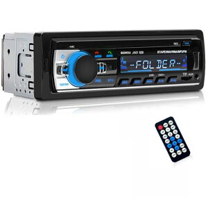 Eaglerich �ԃ��W�I Bluetooth �ԉ��� �J�[�I�[�f�B�I �X�e���I �v���[���[ �����R���t�� 1 Din 12V �y76-90MHz ���{����FM���W�I�Ή��z�y���{��Ő������z