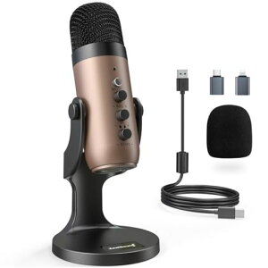 ZealSound ASMR �z�M�p�}�C�N �R���f���T�[�}�C�N For i*Phone USB�}�C�N �G�R�[�@�\�t�� �^�� �Q�[������ ���C�u�z�M Skype Zoom PC Windows Mac�ɑΉ� PS4&5�ɑΉ� YouTube