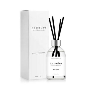 COCODOR �R�R�h�[�� �z���C�g���x�� �f�B�t���[�U�[ 200ML �z���C�g�W���X�~��(WHITE JASMINE) ���[���t���O�����X - �v���[���g ���� �a���� �L�O�� ���� ���蕨 �M�t�g �l�C