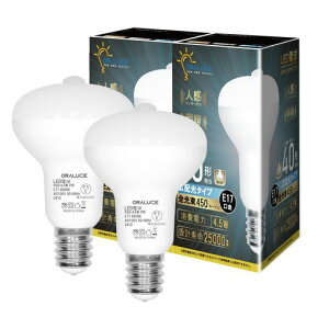 ORALUCE LED�d�� E17���� �l���Z���T�[ �d�� ���t�����v�` 40W�`���� �����F 6500K 4.5W 450lm �����_���E���� ���ÃZ���T�[�t �����Y��h�~ �K�i ���� �L�� �g�C�� �����s�� 2�� LDR4D-G-E17