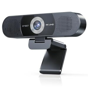 EMEET C980 PRO 4K WEB�J���� 4�̃}�C�N&�f���A���X�s�[�J�[����