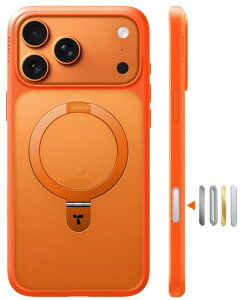 �y�X�^���h���僂�f���E���S�Ҍ����zTORRASiPhone17Pro�P�[�X�}�O�l�b�g��MagSafe�Ή�4�{�R�p�ϏՌ����΂݂Ȃ��J�����R���g���[���X���������O3in1���@�\����~��OstandQ1Guardian�I�����W