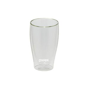 PYREX �p�C���b�N�X �O���X �^���u���[ 410ml �_�u���E�H�[�� �ϔM�K���X �^�� �f�M �ۗ� CP-8544