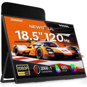 ���o�C�����j�^�[ 18.5�C���` 120Hz �|�[�^�u�����j�^�[ Newsoul �Q�[�~���O���j�^�[ ����125%sRGB�L�F�� �t�����[�P�[�X�t��