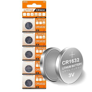 MORKETEK 5��/�p�b�NCR1632�{�^���d�r 3V CR1632���`�E���R�C���d�r�d�rLM1632 BR1632 ECR1632 CR1632�d�q���v�����R���p�d�r