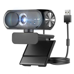 Web�J���� 1080P �O�r�t�� �t��HD �}�C�N���� �m�C�Y�L�����Z�����O �v���C�o�V�[�J�o�[�t�� �L�p�����Y �������␳ USB�ڑ� �p�\�R���p �e�����[�N WEB��c Zoom/Skype/Teams�Ή� ���{��������t��