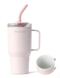 Blackube??�Ή��^��f�M�^���u���[600ml�����Z���~�b�N�R�[�e�B���O��ʊO�a65mm�ԍڗp�J�b�v�z���_�[�ɓK���X�e�����X���ۉ��ۗ�X�g���[&�n���h���t���V�i�����s���N