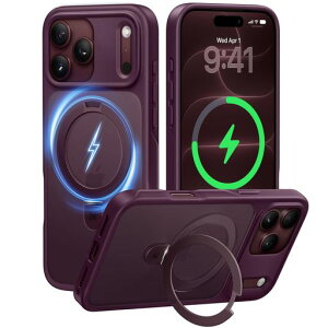 CASEKOO for iPhone 18 Pro Max / 17 Pro Max �P�[�X MagSafe�Ή� �B���X�^���h 6.9 �}�[���^