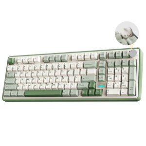 YUNZII B98 PRO QMK/VIA ���C�����X ���J�j�J�� �Q�[�~���O�L�[�{�[�h �e���L�[�t�� 96%���C�A�E�g�����L�m�u�t�� BT/2.4G/USB-C�ڑ� �����ς݃X�C�b�` �z�b�g�X���b�v�Ή� �J�X�^���K�X�P�b�g RGB�c