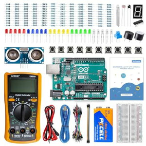 SunFounder�r�M�i�[�Y���{�X�^�[�^�[�L�b�g-�I���W�i��ArduinoUnoR3REV3�{�[�h�t���A�}���`���[�^�[�A��{���牞�p�܂ł�25�v���W�F�N�g�AHCSR-04