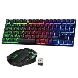 �L�[�{�[�h�}�E�X ���C�����X�Q�[�~���O�[�d���Z�b�g 90�L�[LED�o�b�N���C�gRGB 2.4GHz���� ���{��z�� ��e�ʃo�b�e���[ 4�i�KDPI�}�E�X ps5 ps4 PC/Windows/Mac�Ή� ���{��������t��G112