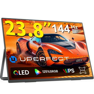 QLED���o�C�����j�^�[ UPERFECT 23.8�C���` 144HZ ���o�C�����j�^�[ �����^�у��j�^�[ ��^�|�[�^�u�����j�^�[ �T�u���j�^�[