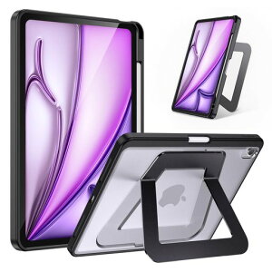 �y�ČRMIL�K�i�E�c�u��/���u���X�^���h�ziPad Air 11�C���` �P�[�X M4(2026)�EM3(2025)�EM2(2024)�Ή� iPad Air ��5/4����(2022/2020)��p�J�o�[ �A���~���ߎ� �c���X�^���h �y���V���z���_�[�t��