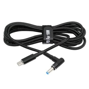 Cablecc USB-C 100W 20V���͂���DC 4.5*3.0mm PD�d�� 65W�o�͏[�d�P�[�u�� QC PD Type-C�Ή� HP�m�[�g�p�\�R���Ή�