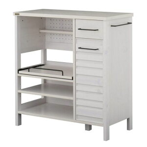SATO(�����Y��) �����W�{�[�h �z���C�g ��85.5cm ���s40cm ����90cm LAFIKA LF90-90L WH