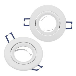 PATIKIL LED�_�E�����C�g���[���AMR16 GU10�d���p2�Z�b�g �������C�g�z���_�[ �ی^�ʐ^���� �V�[�����O�X�|�b�g���C�g��t�ʐ^���āA�z���C�g�A���~����