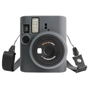 VOVMOEYA �x�m�t�C���� Instax Mini 41 Instant�p �J�����P�[�X ���߉\�ȃV�����_�[�X�g���b�v�t�� �V���R�� Fuji Mini41�J�o�[ �\�t�g �ی� �y�� �A�N�Z�T���[