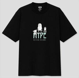 米津玄師 ユニクロ コラボUT Tシャツ ブラック HYPE