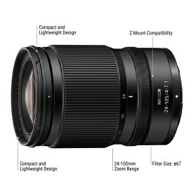 ニコン NIKKOR Z 24-105mm f/4-7.1 Zマウント フルサイズ対応 標準ズームレンズ 軽量 約350g