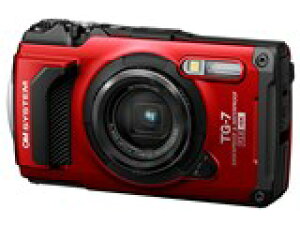 yKiE݌ɂzOM SYSTEM fW^J Tough TG-7 RED I[GVXe GPSRpNgfW^J [h+ho+ϏՌ] AEghAœK