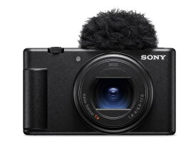 【全国送料無料】 ソニー SONY VLOGCAM ZV-1M2 B ブラック VLOGCAM ZV-1 II ZV-1M2-B コンパクトデジタルカメラ デジカメ コンデジ 超広角 18-50mm 18mm ズームレンズ シネマティック ブイログカム 国内正規品 新品