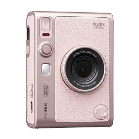 富士フイルム FUJIFILM ハイブリッドインスタントカメラ チェキ instax mini Evo ジェントルローズ INSMINIEVOGPKC 約285g USB Type-C対応
