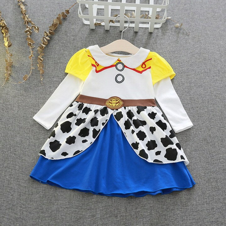 楽天市場 新店オープン価格送料無料即納 Fjfws ベビー服 普段着 ワンピース ドレス プリンセス お姫様 子供服 コットン クリスマス ハロウィン コスプレ 仮装 コスチューム イエロー 赤 水色 秋 冬 キッズ 子供 コスチューム かわいい 女の子 プレゼント パーティー