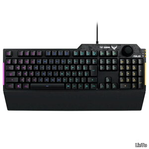 �y���������z�Q�[�~���O�L�[�{�[�h RA04 TUF GAMING K1/JP ��p�{�����[���m�u �h�� RGB�Ɩ� ���X�g���X�g