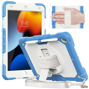 �y���������ziPad 10.2�C���` ��p�P�[�X �ϏՌ� ��9����/��8����/��7���� 2021/2020/2019���f�� �n���h�O���b�v/�V�����_�[�X�g���b�v�t�� ���u��/�c�u�� 360�x��]�X�^���h �y�����[ �d������ �ی�